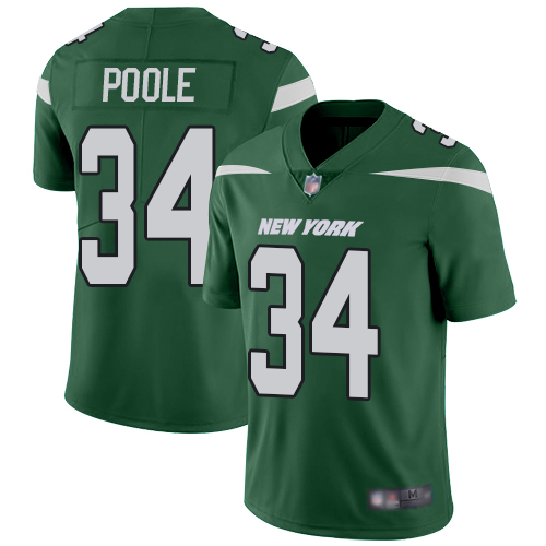 New York Jets Limited Green Youth Brian Poole Home Jersey NFL Football #34 Vapor Untouchable->youth nfl jersey->Youth Jersey